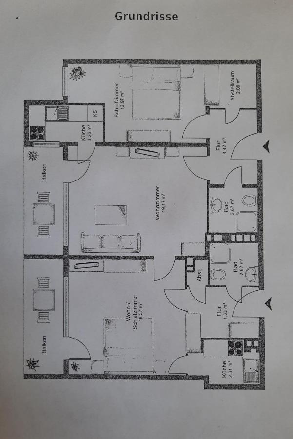 בוסום Ferienwohnung Wattkieker מראה חיצוני תמונה